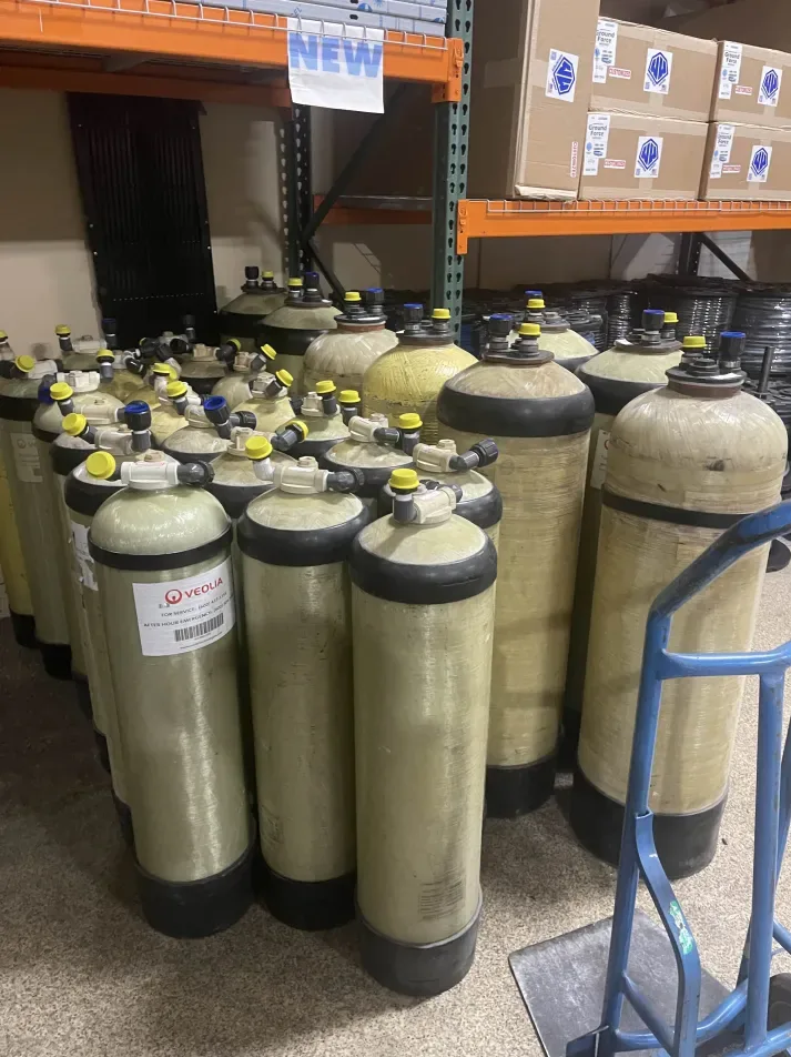 1.6 and 3.6 DI tank rental options at AM Pressure Washing