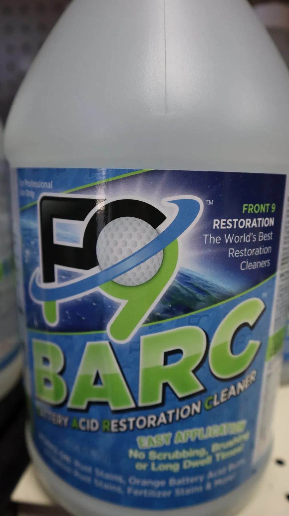 F9 BARQ restoration cleaner