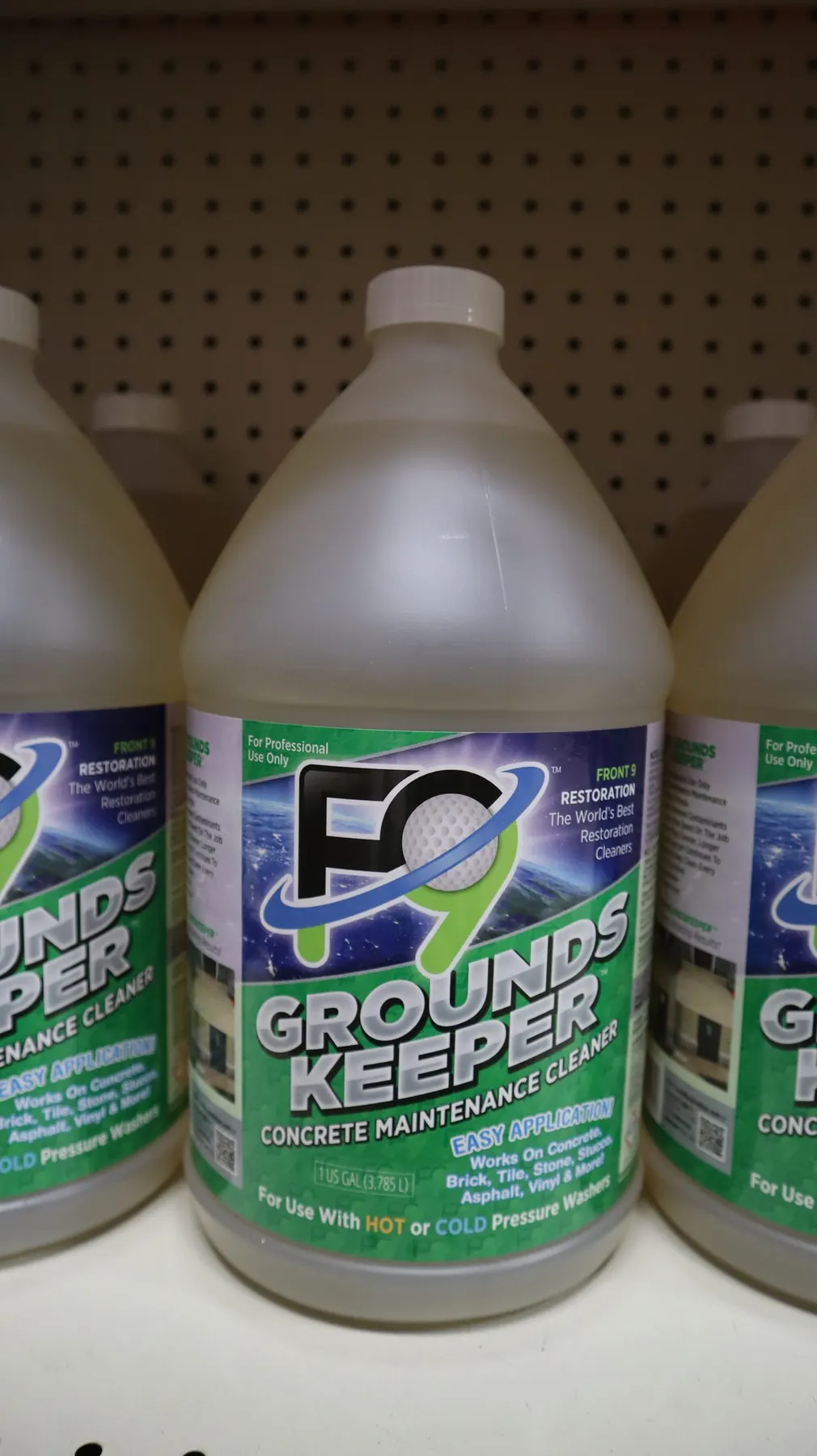 F9 Grounds Keeper concrete maintenance cleaner