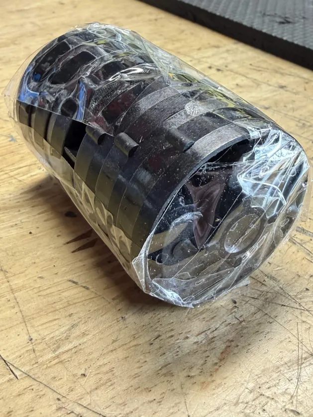 AMPW Rotary Brush transmission gear assembly detail