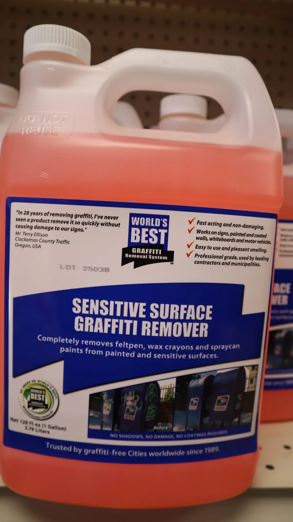 Sensitive Surface Graffiti Remover