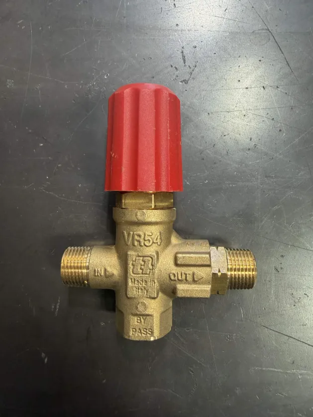 Red pressure washer unloader