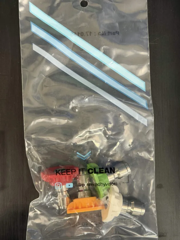 Spray tip combo pack bagged set